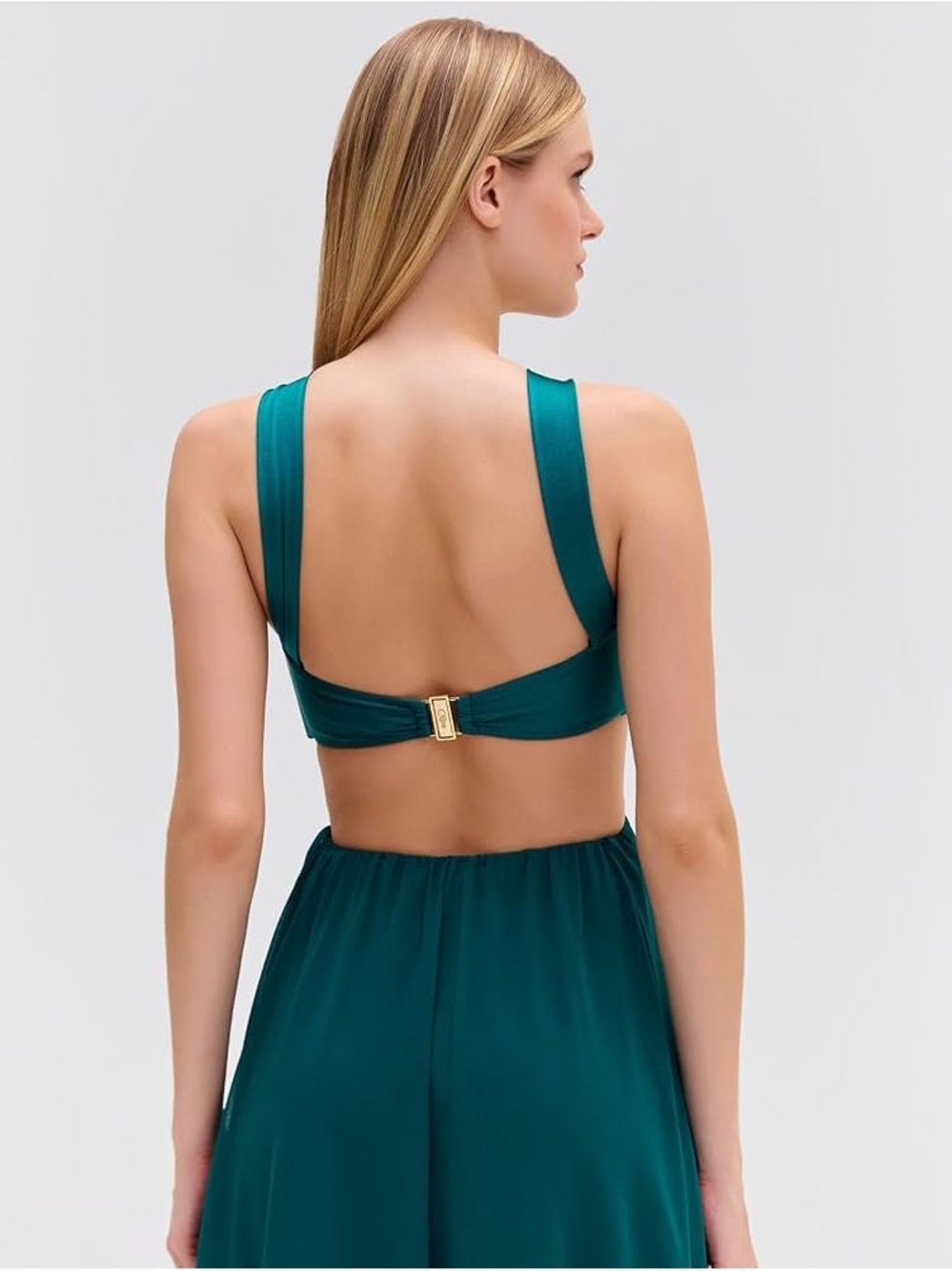 PatBo | Piscina Cutout Dress in Lycra & Chiffon - Picture 3 of 5